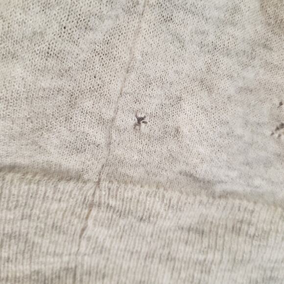 ZADIG & VOLTAIRE 100% Cashmere Cardigan Sweater Lightweight Distressed Small - Picture 12 of 16